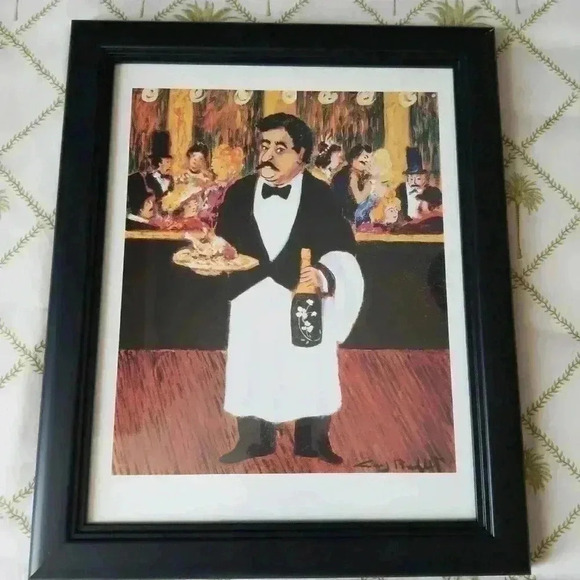 Guy Buffet framed 16x13 Art set of 2 signed - Picture 1 of 4